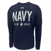 Load image into Gallery viewer, Navy Under Armour 2023 Rivalry Silent Service Tech Long Sleeve T-Shirt (Navy)