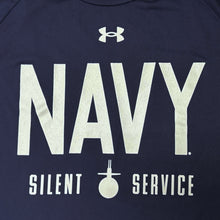 Load image into Gallery viewer, Navy Under Armour 2023 Rivalry Silent Service Tech Long Sleeve T-Shirt (Navy)