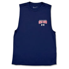 Load image into Gallery viewer, United States Coast Guard 3D Sleeveless Tech T-Shirt (Navy)