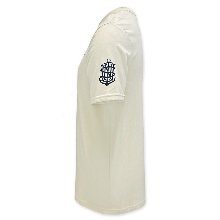 Navy Under Armour 2025 Rivalry Navy Eagle Cotton T-Shirt (Stone)