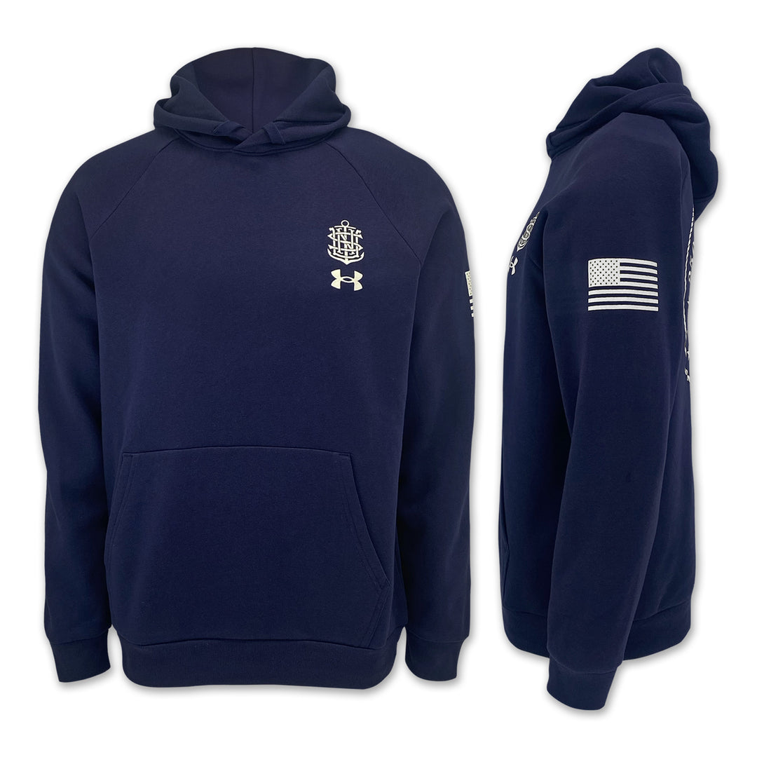 Navy Under Armour 2025 Rivalry Navy 250th Rival Fleece Hood (Navy)