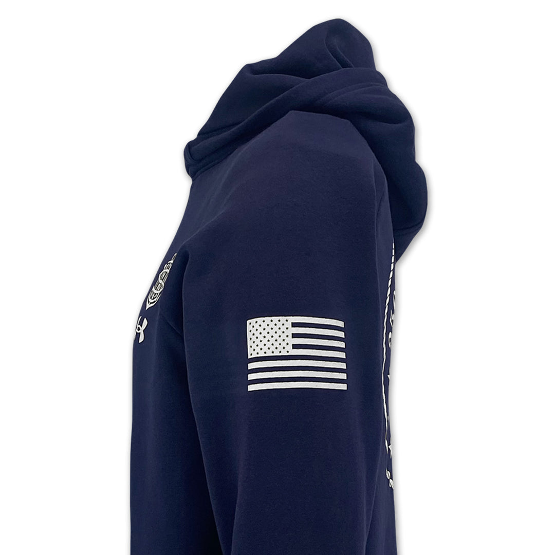 Navy Under Armour 2025 Rivalry Navy 250th Rival Fleece Hood (Navy)