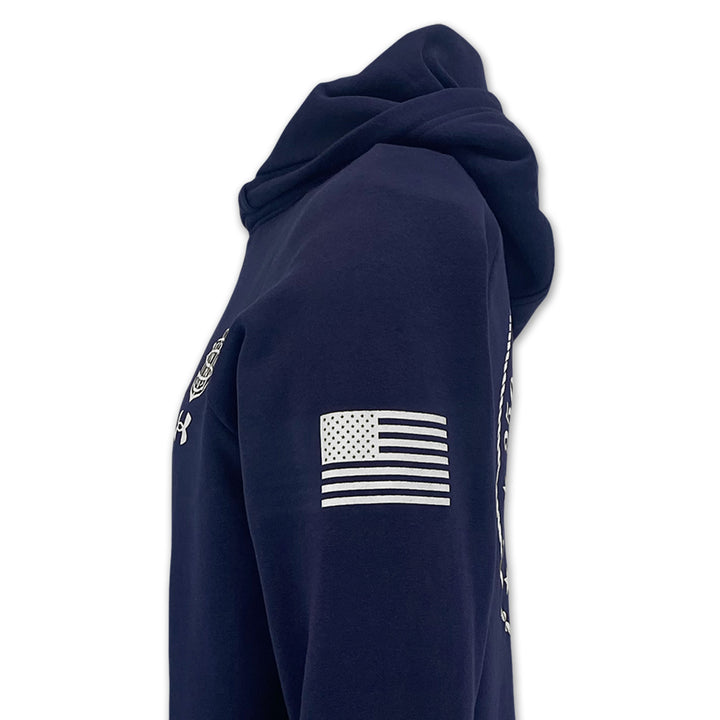 Navy Under Armour 2025 Rivalry Navy 250th Rival Fleece Hood (Navy)