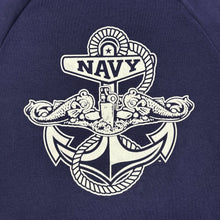 Load image into Gallery viewer, Navy Under Armour 2023 Rivalry Anchor Silent Service Performance Cotton Hood (Navy)