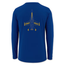 Load image into Gallery viewer, Navy Under Armour Blue Angels Long Sleeve T-Shirt (Royal)