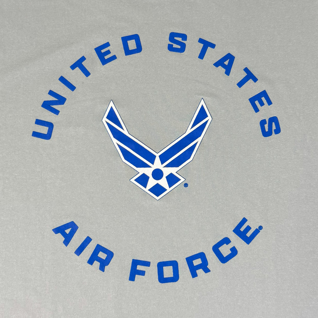 United States Air Force Wings Under Armour Tech T-Shirt (Grey)