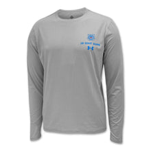 Load image into Gallery viewer, United States Coast Guard Seal Under Armour Tech Long Sleeve T-Shirt (Grey)