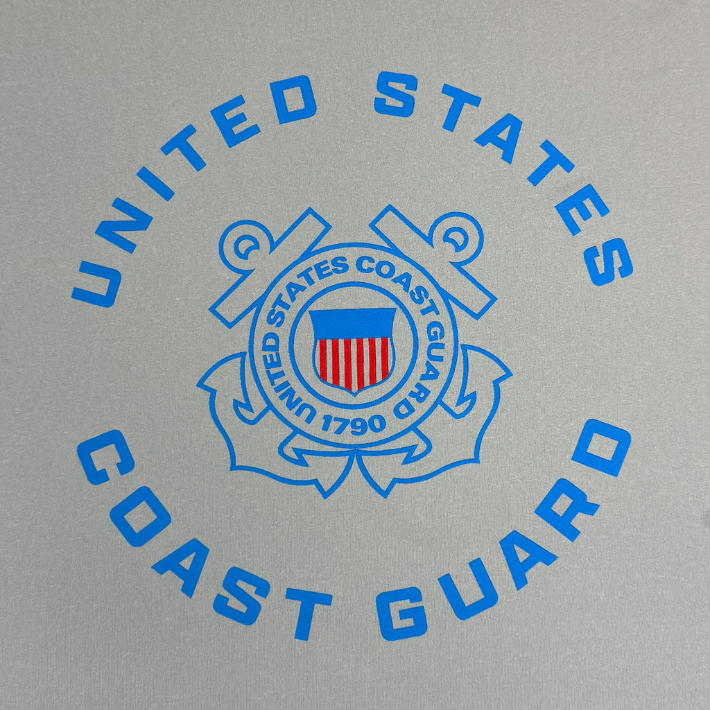 United States Coast Guard Seal Under Armour Tech T-Shirt (Grey)
