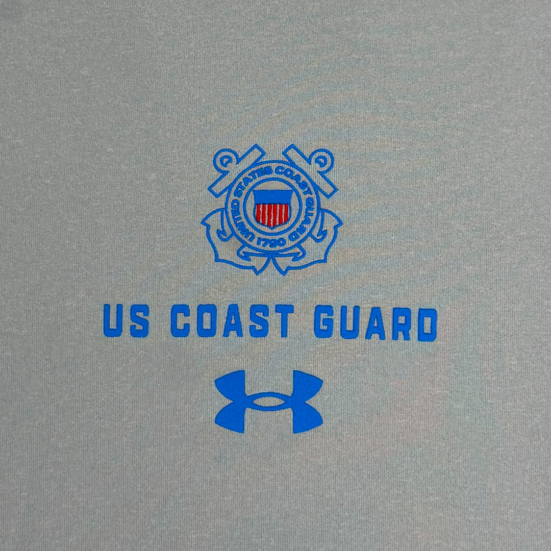 United States Coast Guard Seal Under Armour Tech T-Shirt (Grey)