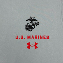 Load image into Gallery viewer, United States Marines EGA Under Armour Tech T-Shirt (Grey)