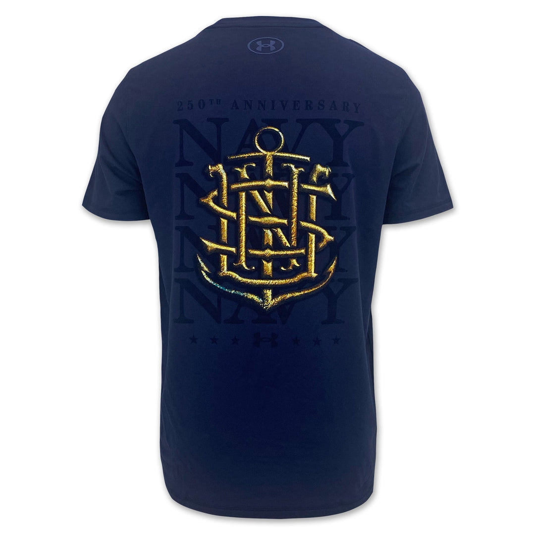 Under Armour Navy Anchor Tech T-Shirt (Navy)
