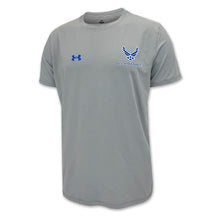 Load image into Gallery viewer, United States Air Force Wings Under Armour Tech T-Shirt (Grey)