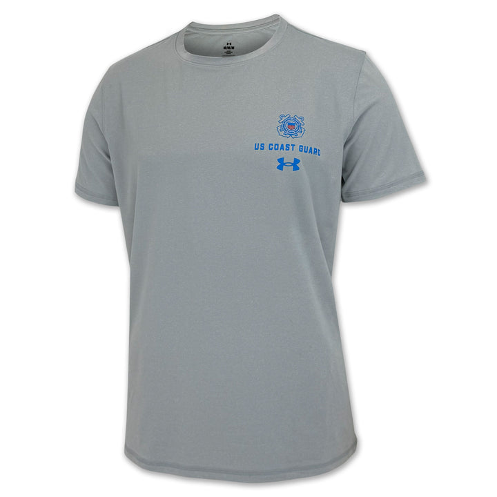 United States Coast Guard Seal Under Armour Tech T-Shirt (Grey)