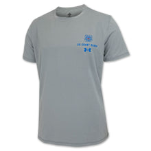 Load image into Gallery viewer, United States Coast Guard Seal Under Armour Tech T-Shirt (Grey)