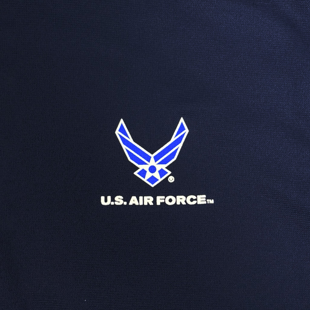 Air Force Under Armour Left Chest Wings Armour Fleece Hood (Navy)