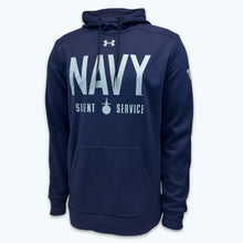 Load image into Gallery viewer, Navy Under Armour 2023 Rivalry Silent Service Fleece Hood (Navy)