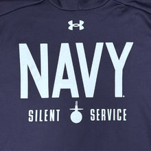 Load image into Gallery viewer, Navy Under Armour Silent Service Fleece Hood (Navy)