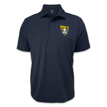 Load image into Gallery viewer, Navy Under Armour 2024 Rivalry Fear the Bones Polo (Navy)