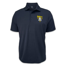 Load image into Gallery viewer, Navy Under Armour Fear The Bones Polo (Navy)