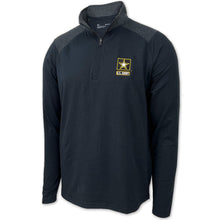 Load image into Gallery viewer, Army Classic Star Under Armour All Day Lightweight 1/4 Zip (Black)