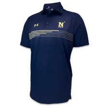 Load image into Gallery viewer, Navy Under Armour N* Sideline Stripe Polo (Navy)