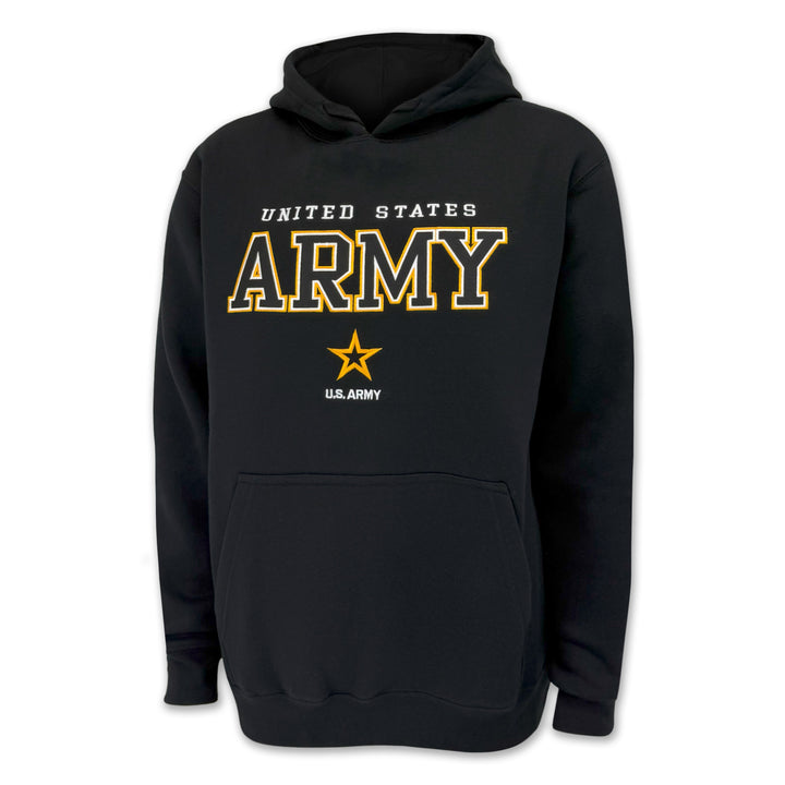 United States Army Tackle Twill Embroidered Hood (Black)