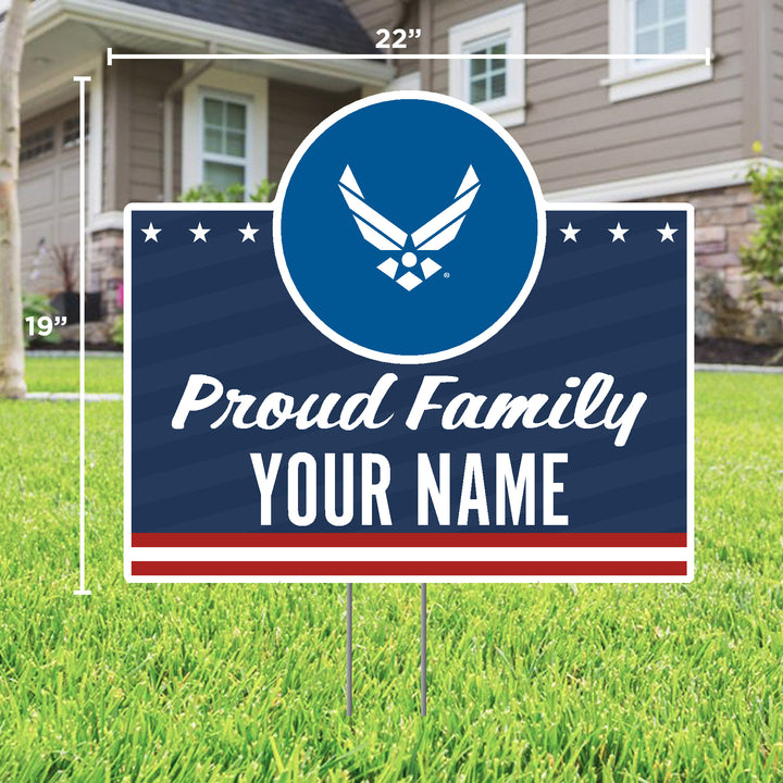 Air Force Proud Family Custom Lawn Sign*