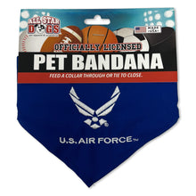 Load image into Gallery viewer, U.S. Air Force Embroidered Dog Bandana