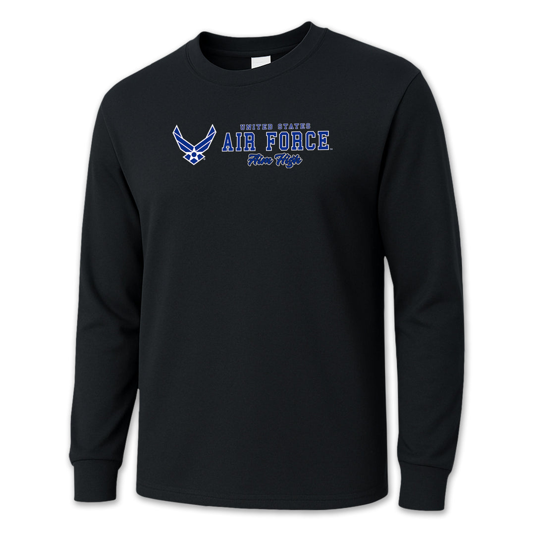 United States Air Force Aim High Logo Long Sleeve T-Shirt