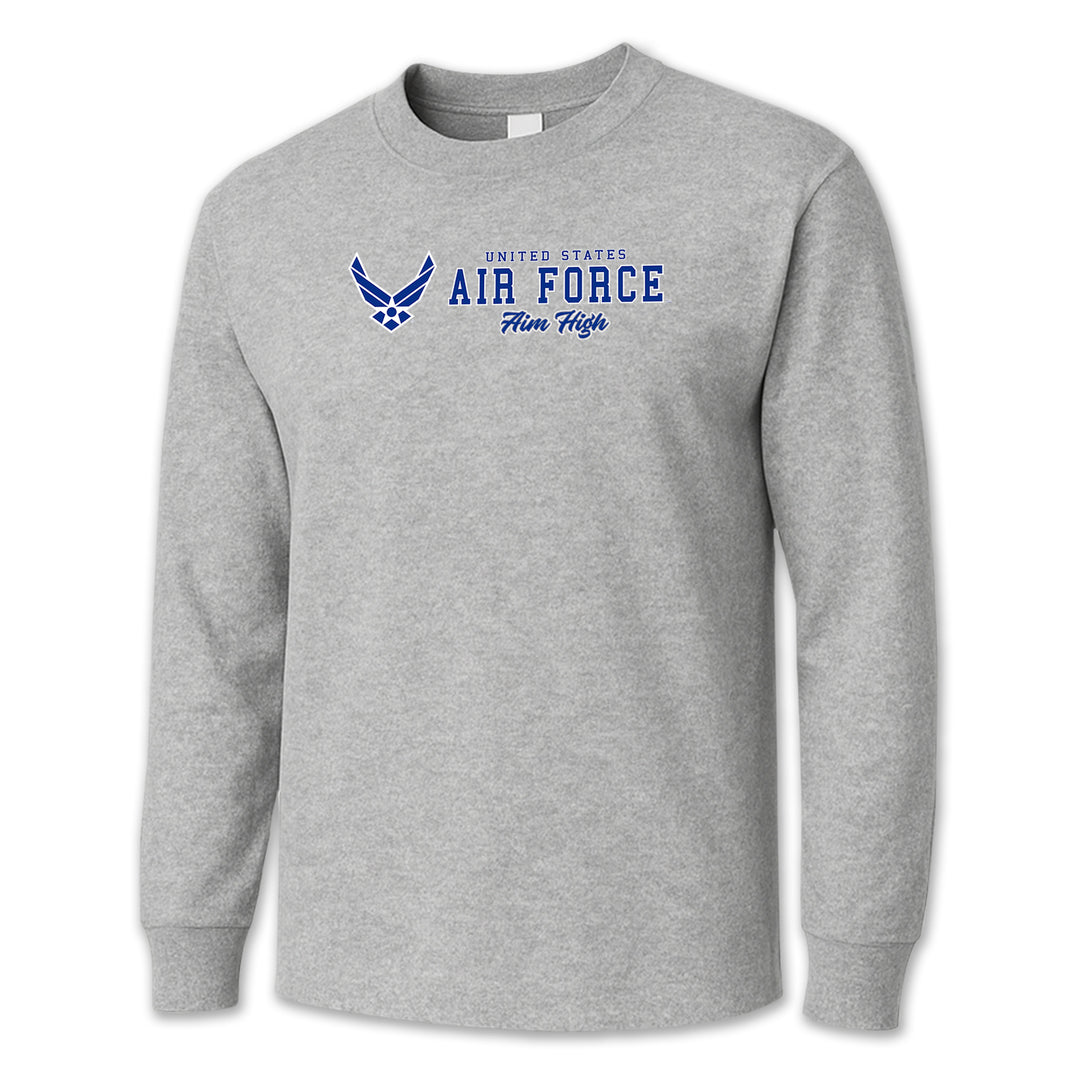 United States Air Force Aim High Logo Long Sleeve T-Shirt