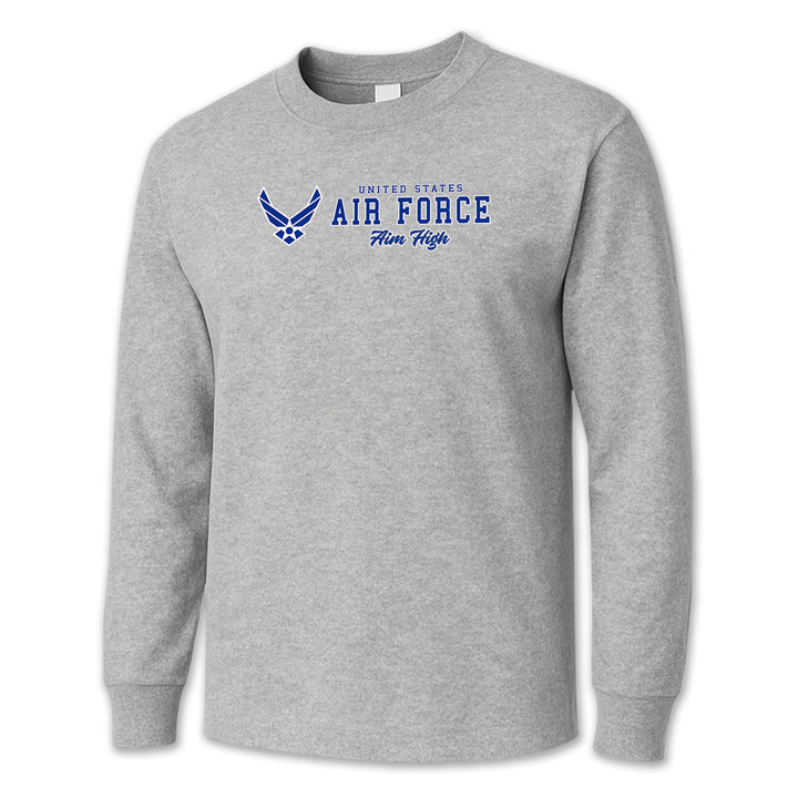 United States Air Force Aim High Logo Long Sleeve T-Shirt