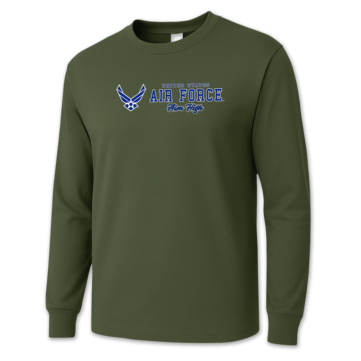 United States Air Force Aim High Logo Long Sleeve T-Shirt
