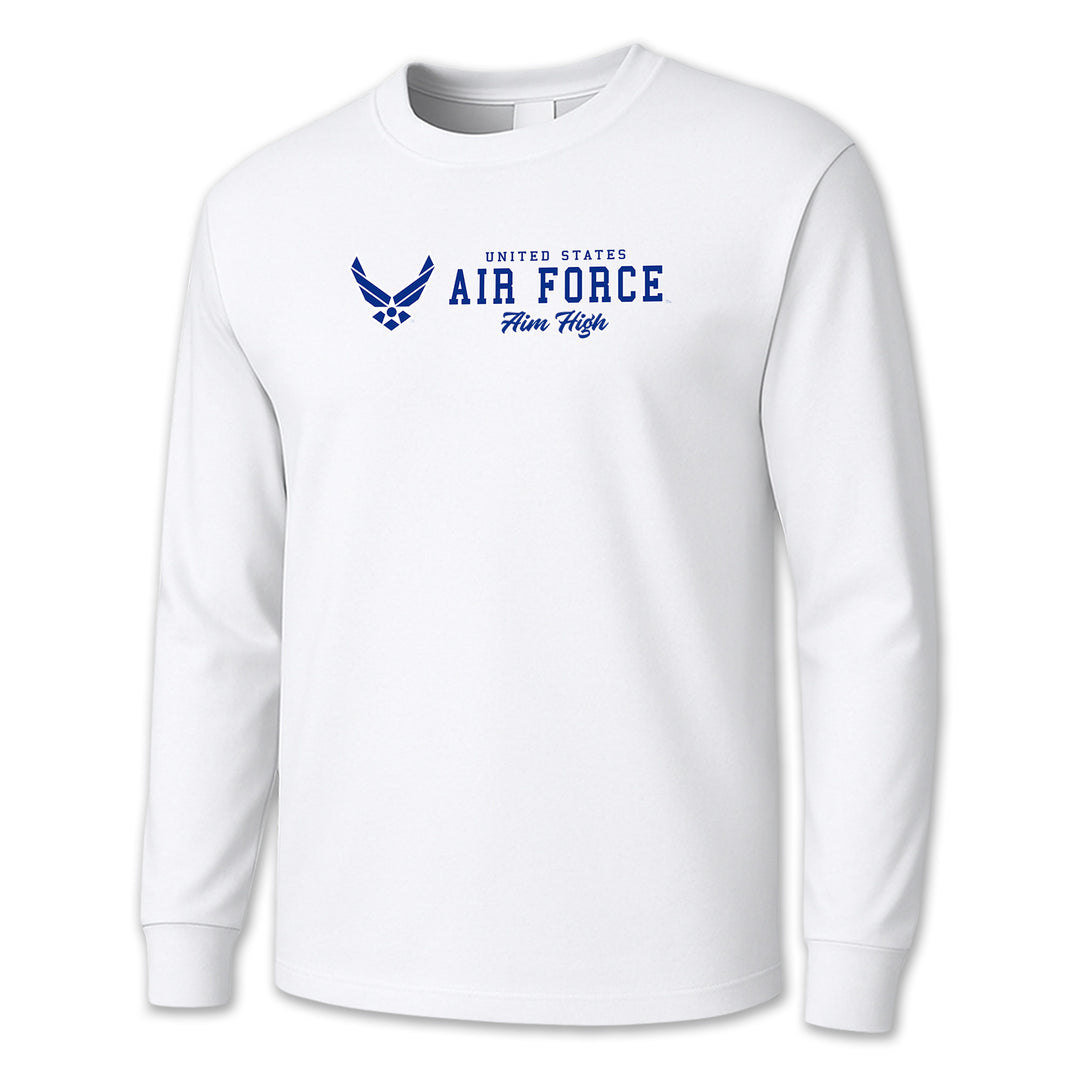 United States Air Force Aim High Logo Long Sleeve T-Shirt