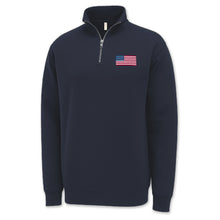 Load image into Gallery viewer, USA Flag Left Chest 1/4 Zip