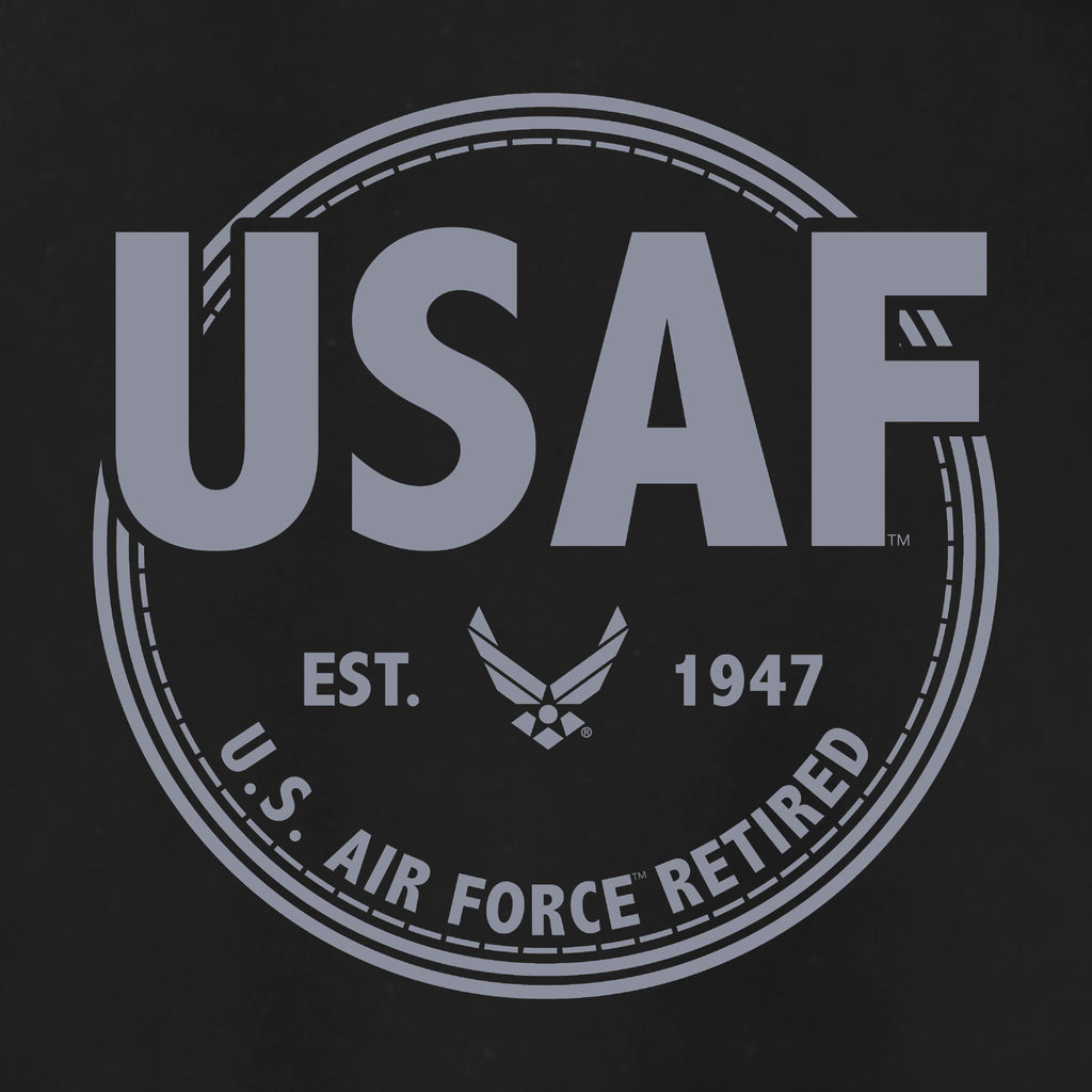 Air Force Retired Left Chest Crewneck