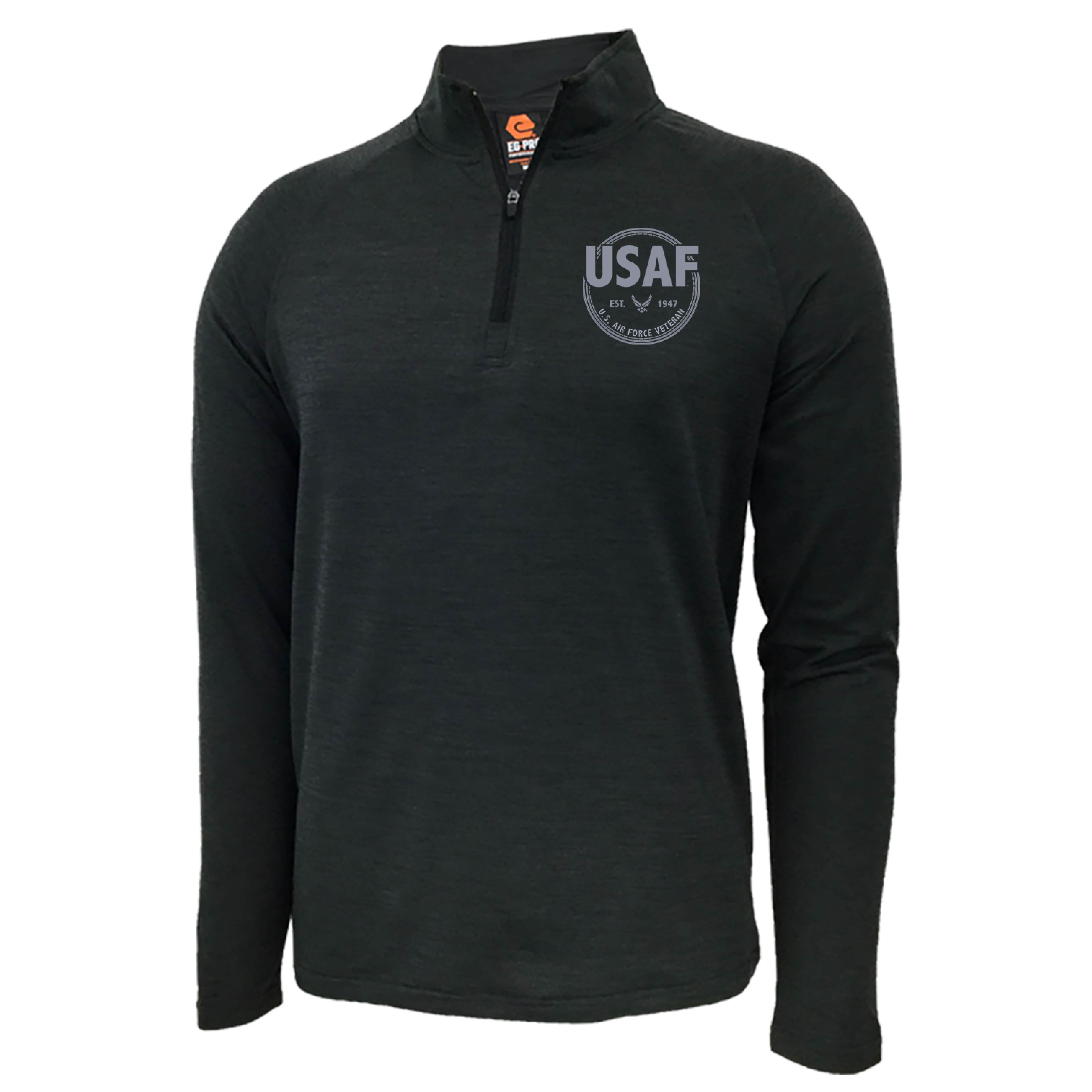 Air Force Veteran Left Chest Performance 1/4 Zip