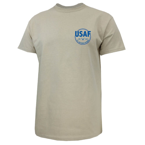 Pick Your Design Air Force T-Shirt (Tan)