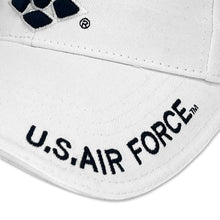 Load image into Gallery viewer, US Air Force Wings Hat (White)
