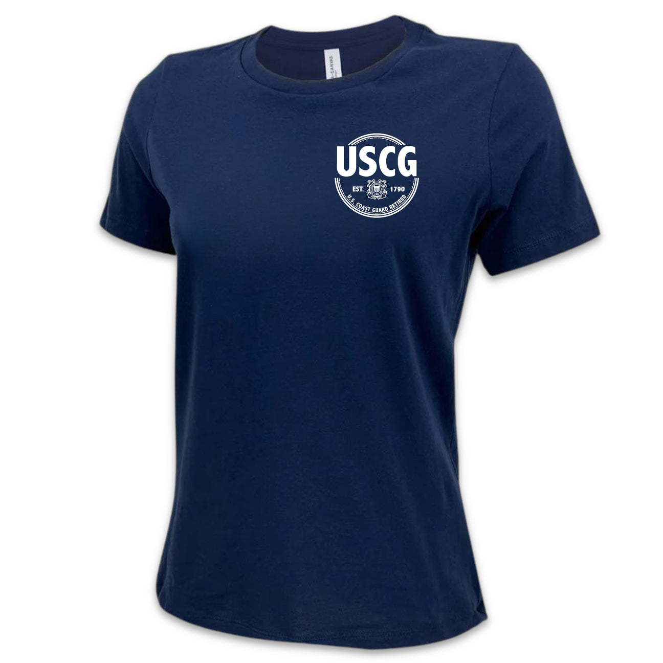 Coast Guard Retired Ladies T-Shirt