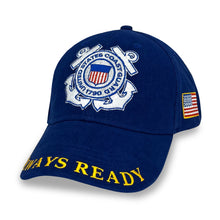 Load image into Gallery viewer, USCG Logo Hat (Blue)