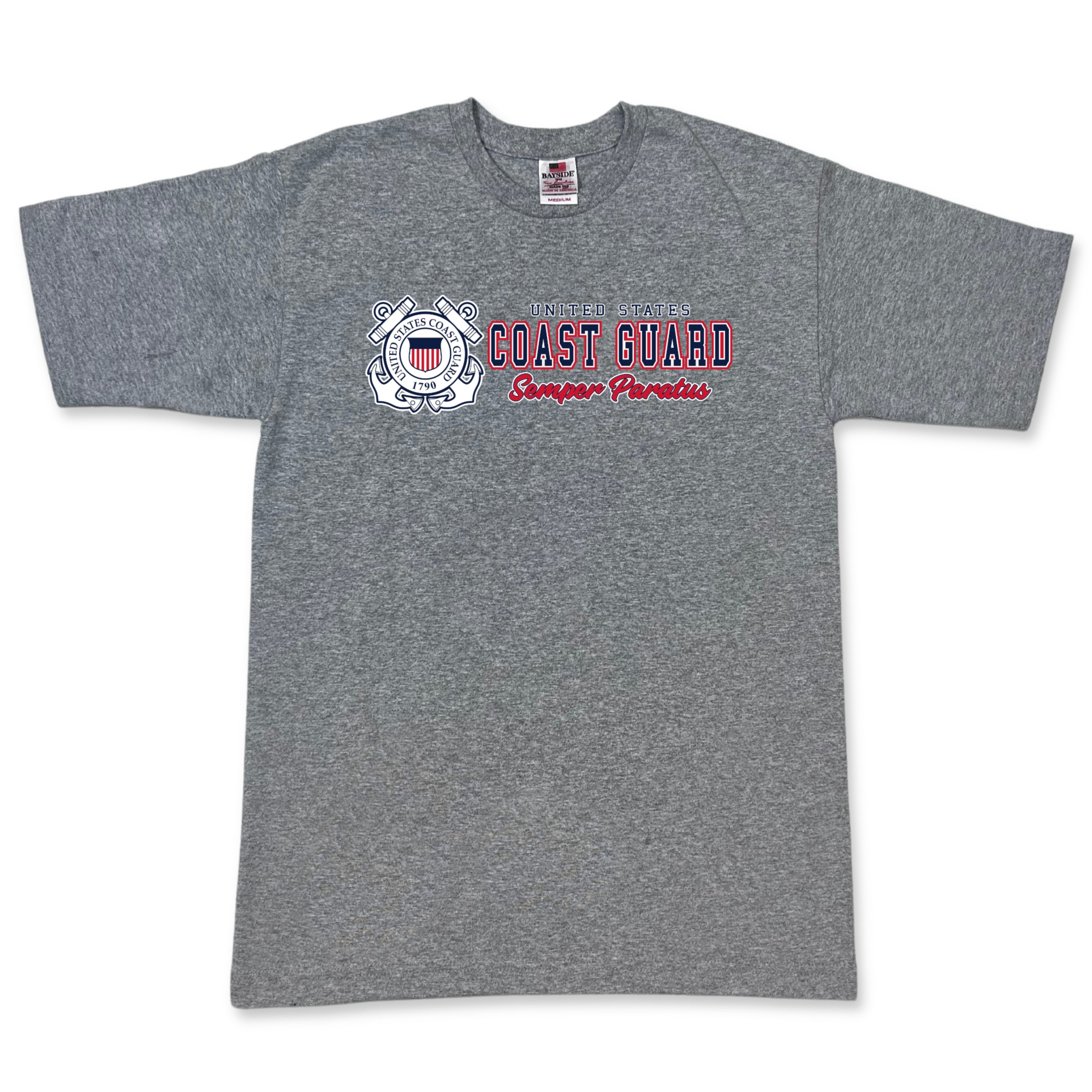 United States Coast Guard Semper Paratus USA Made T-Shirt