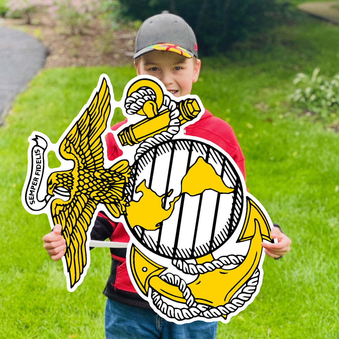 Ega Sign Marines EGA Lawn Sign* – Armed Forces Gear