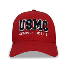 Load image into Gallery viewer, USMC 3D Semper Fidelis Hat (Red)