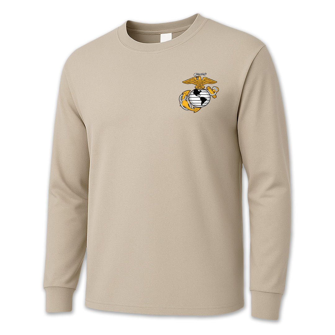USMC EGA Logo Long Sleeve T-Shirt