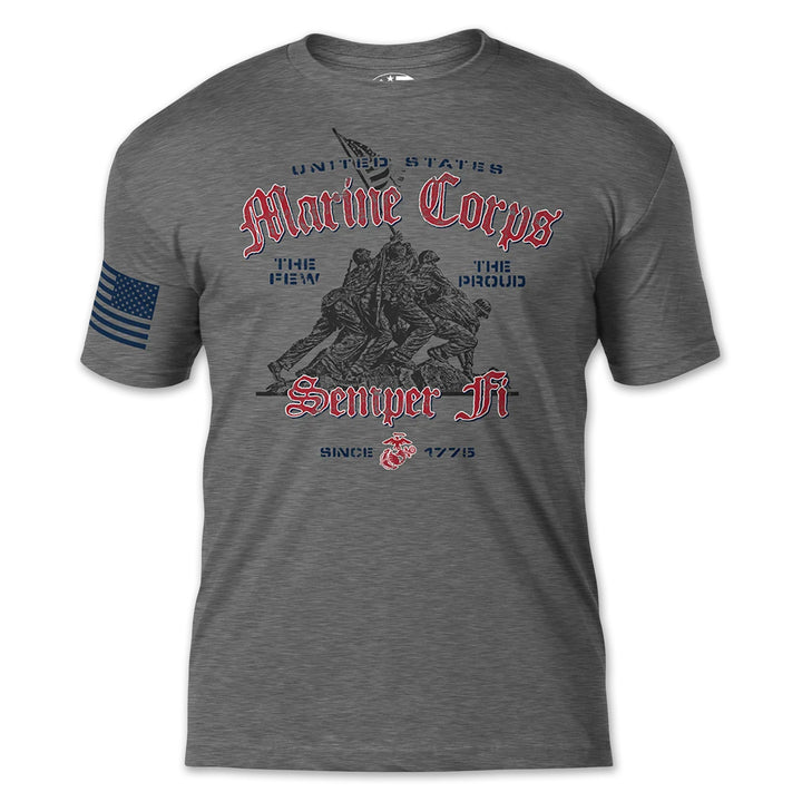 USMC IWO Jima T-Shirt (Graphite Heather)