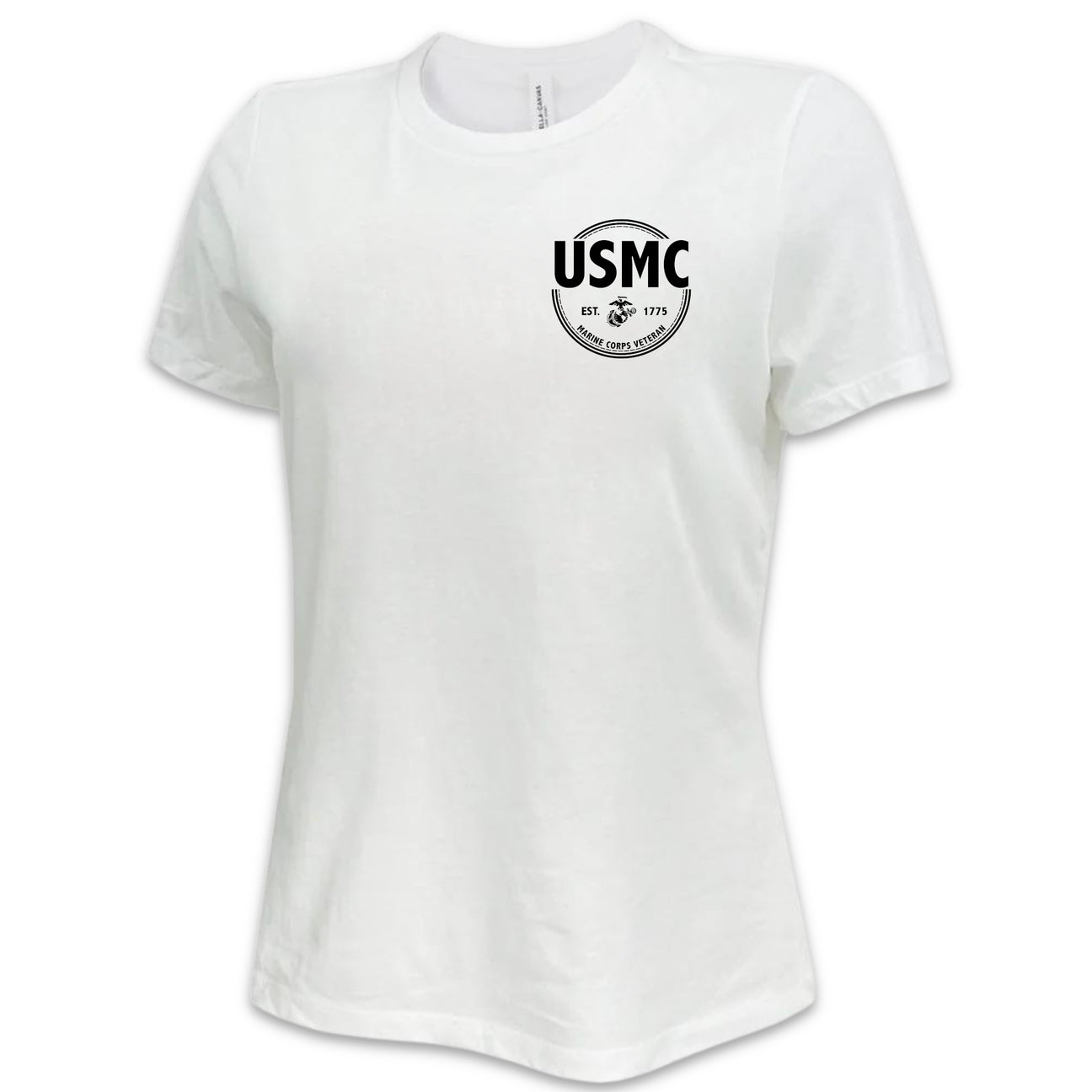 Marines Veteran Ladies T-Shirt
