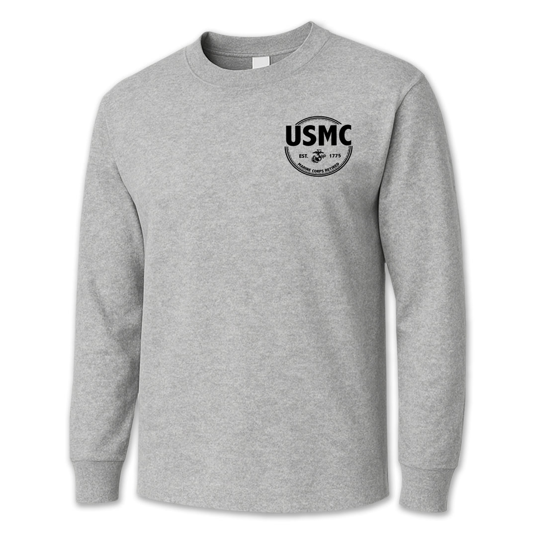 Marines Retired Long Sleeve T-Shirt
