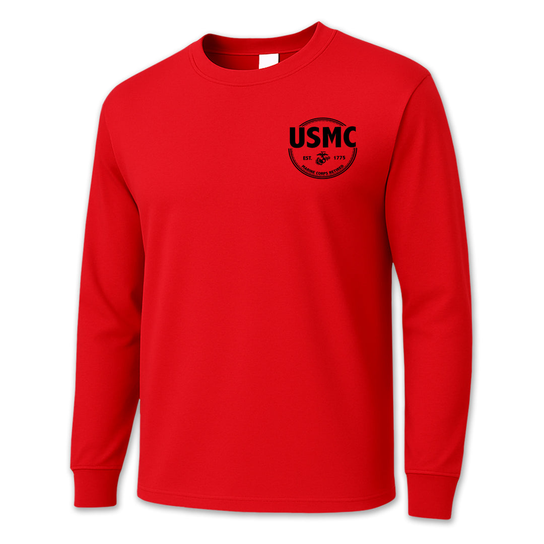 Marines Retired Long Sleeve T-Shirt