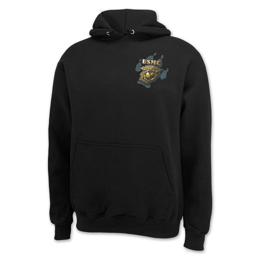 USMC Release The Dogs Of War Hood (Black)