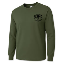 Load image into Gallery viewer, Marines Veteran Long Sleeve T-Shirt